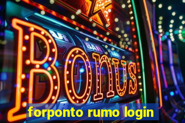 forponto rumo login